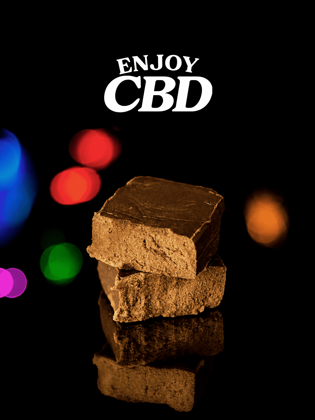 Chocolate bar de Oreoz con CBD para bienestar y relajación.