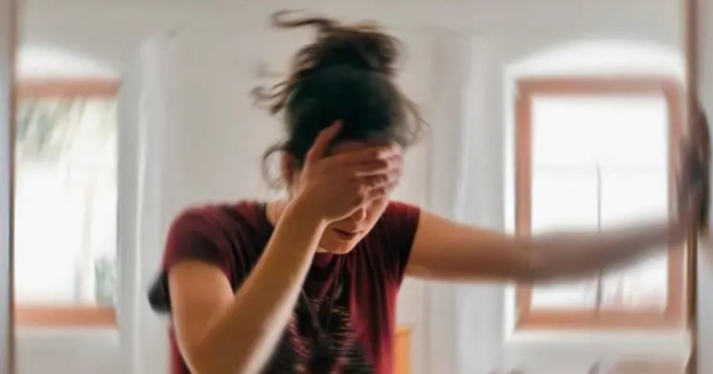 mujer mareada