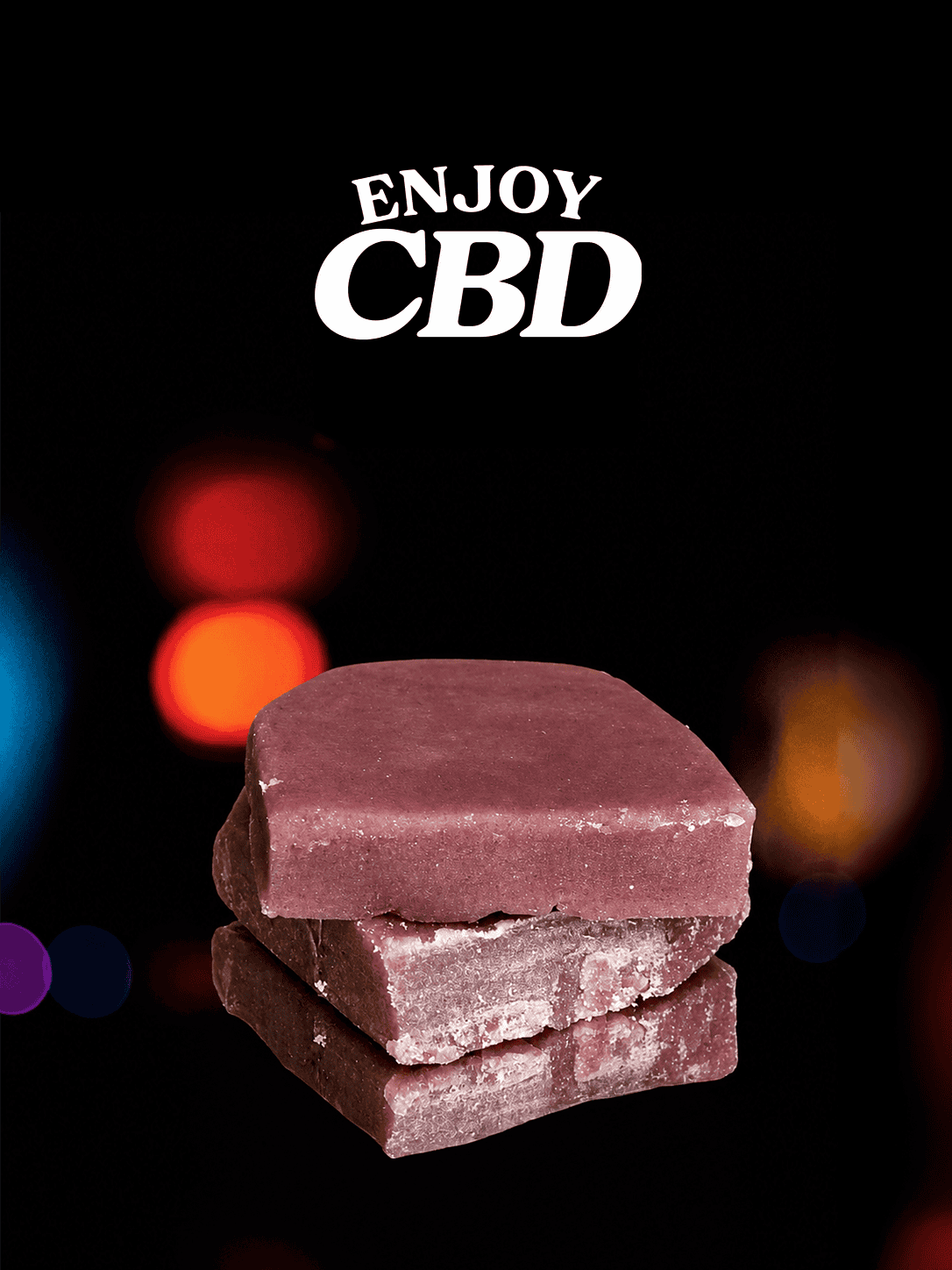 Pastillas de CBD EnjoyCBD para bienestar y relajación.