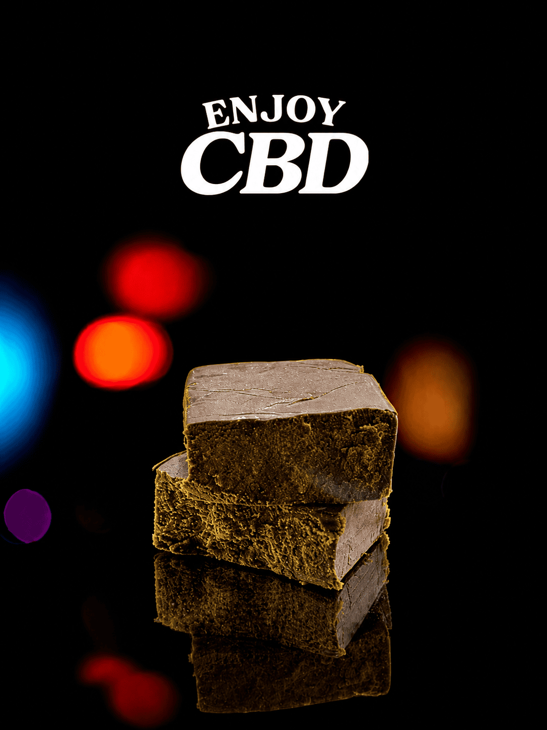 Bloques de CBD para bienestar y relajación en EnjoyCBD.