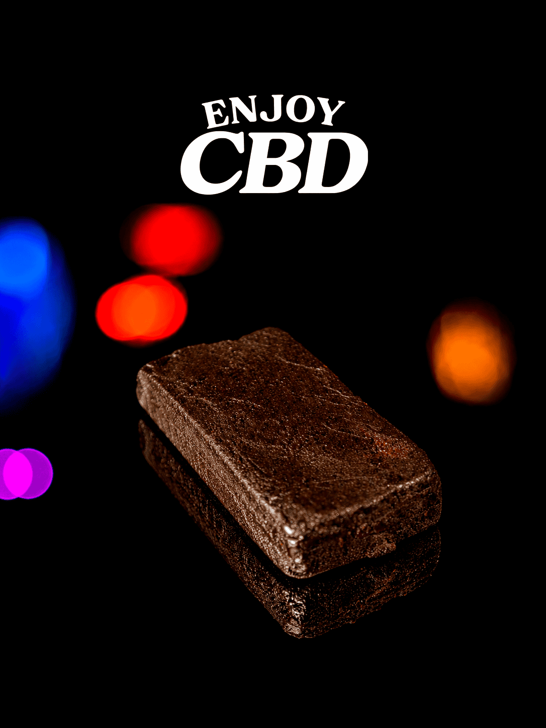 Brownie de CBD con textura suave y sabor delicioso para bienestar.